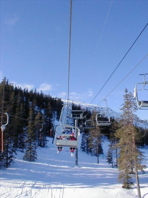 ski chair lift